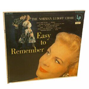 The Norman Luboff Choir Easy To Remember (Vinyl, 1955) Columbia CL 545 VG+